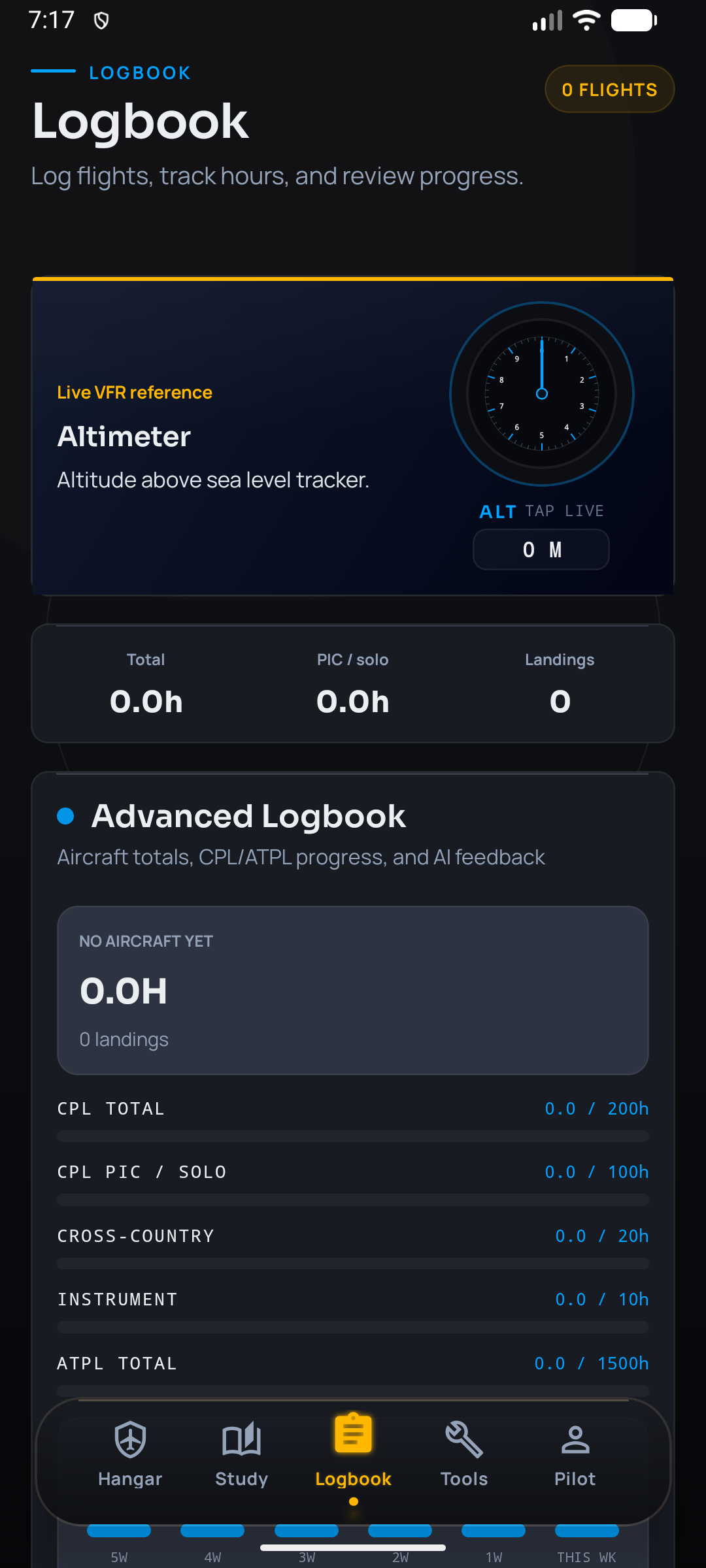 Aivion app screen